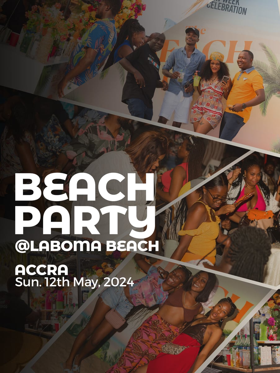 Beach Cocktail Event - Magazine Spread